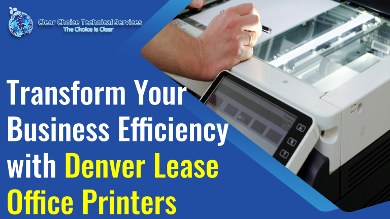 Transform Your Business Efficiency with Denver Lease Office Printers